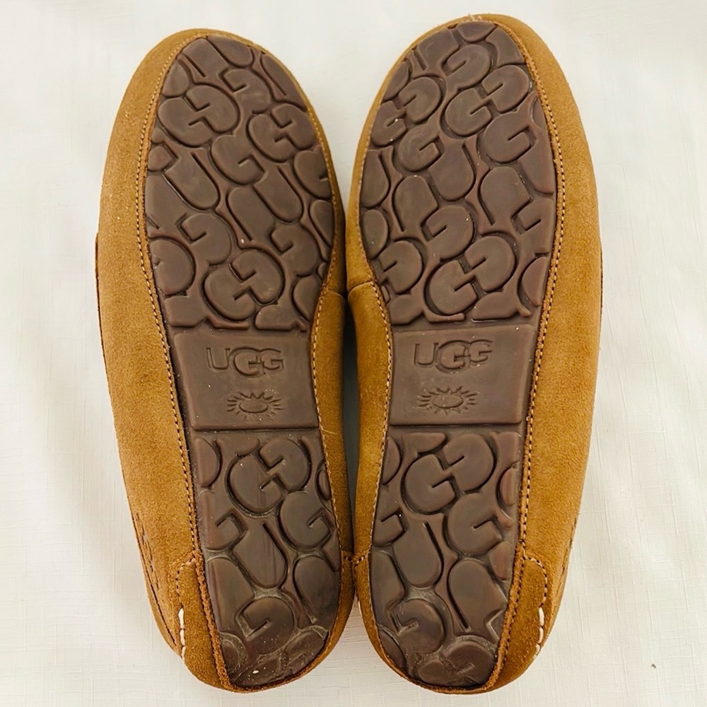 New / UGG~Tan Suede Loafers / Ansley Slipper~Ultimate In Luxury & Comfort - Picture 12 of 16